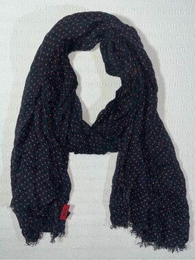 Moschino Womens Modal Polka Dot Scarf Wrap Designer Lightweight